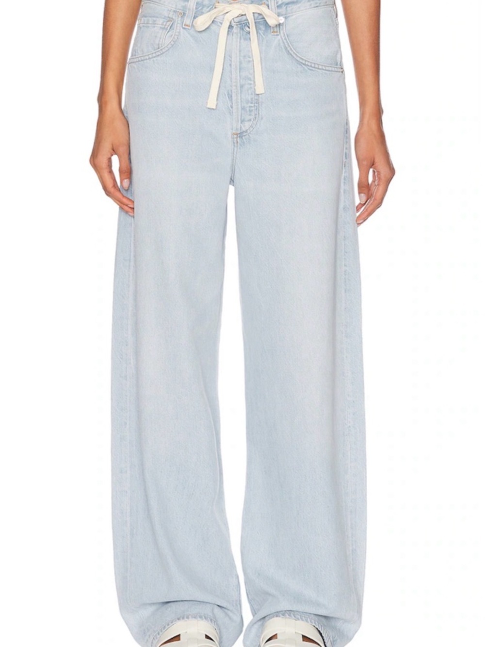 Citizens Of Humanity Brynn Light Blue Drawstring Jeans